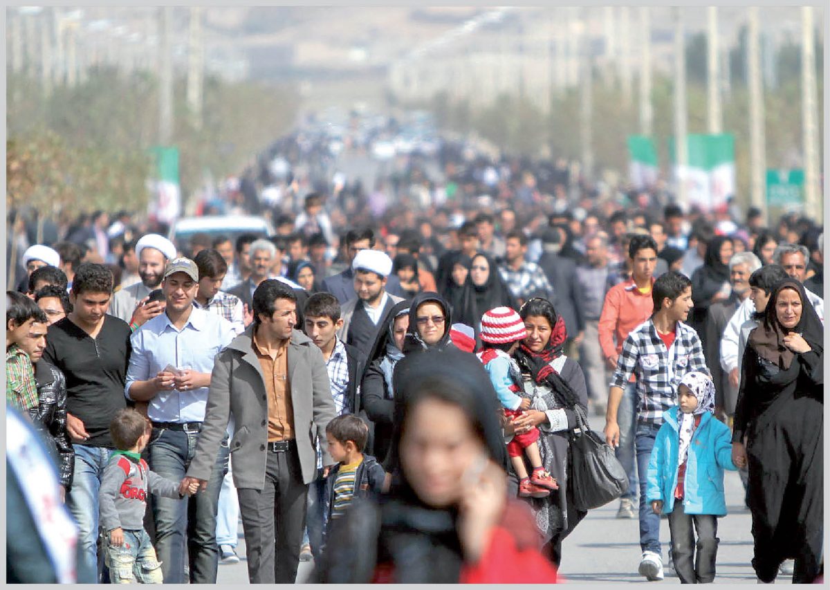 جمعیت ایران ۹۱ میلیون نفری می‌شود