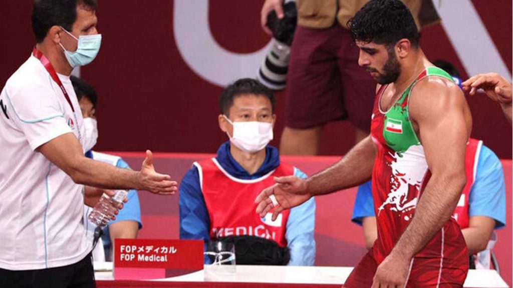 محمد هادی ساروی ملی‌پوش وزن ۹۷ کیلوگرم تیم کشتی فرنگی ایران