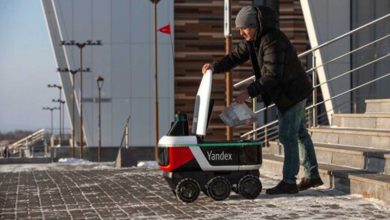 پیک‌های نامه‌رسان رباتیک در روسیه