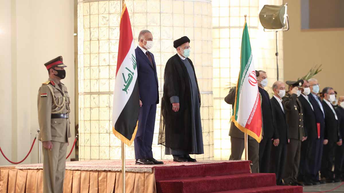 استقبال رسمی رئیس‌جمهور از نخست وزیر عراق