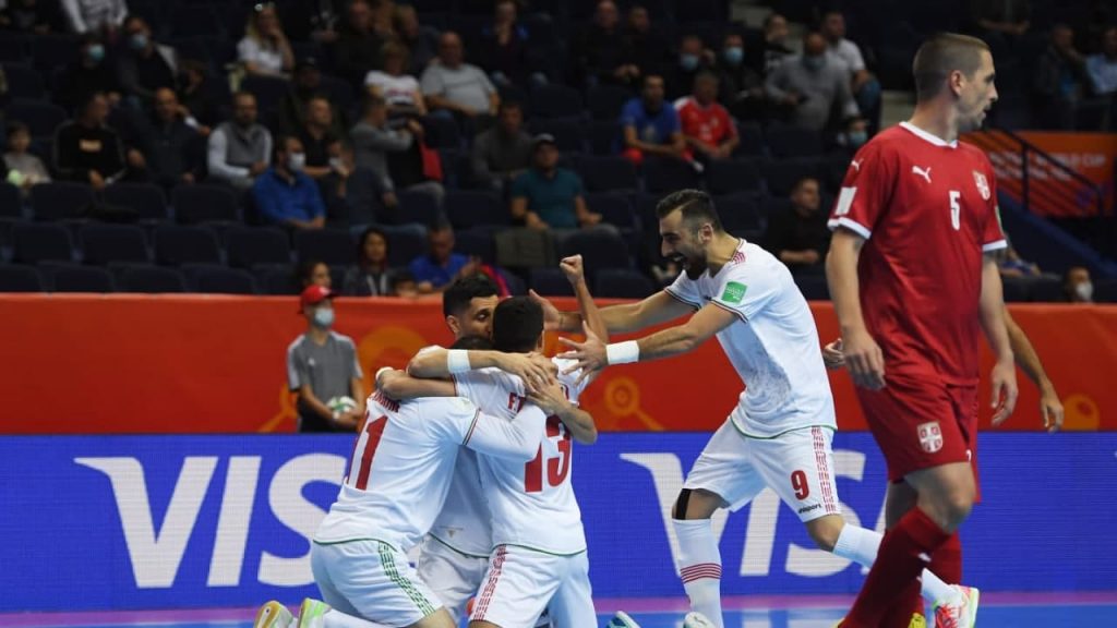 پیروزی تیم ملی فوتسال ایران مقابل آمریکا/ صعود ایران قطعی شد