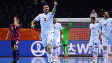 پیروزی تیم ملی فوتسال ایران مقابل آمریکا