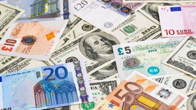 نرخ رسمی یورو و پوند همچنان کاهشی