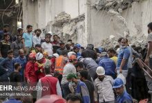 فیلمی جدید از لحظه ریزش ساختمان متروپل آبادان