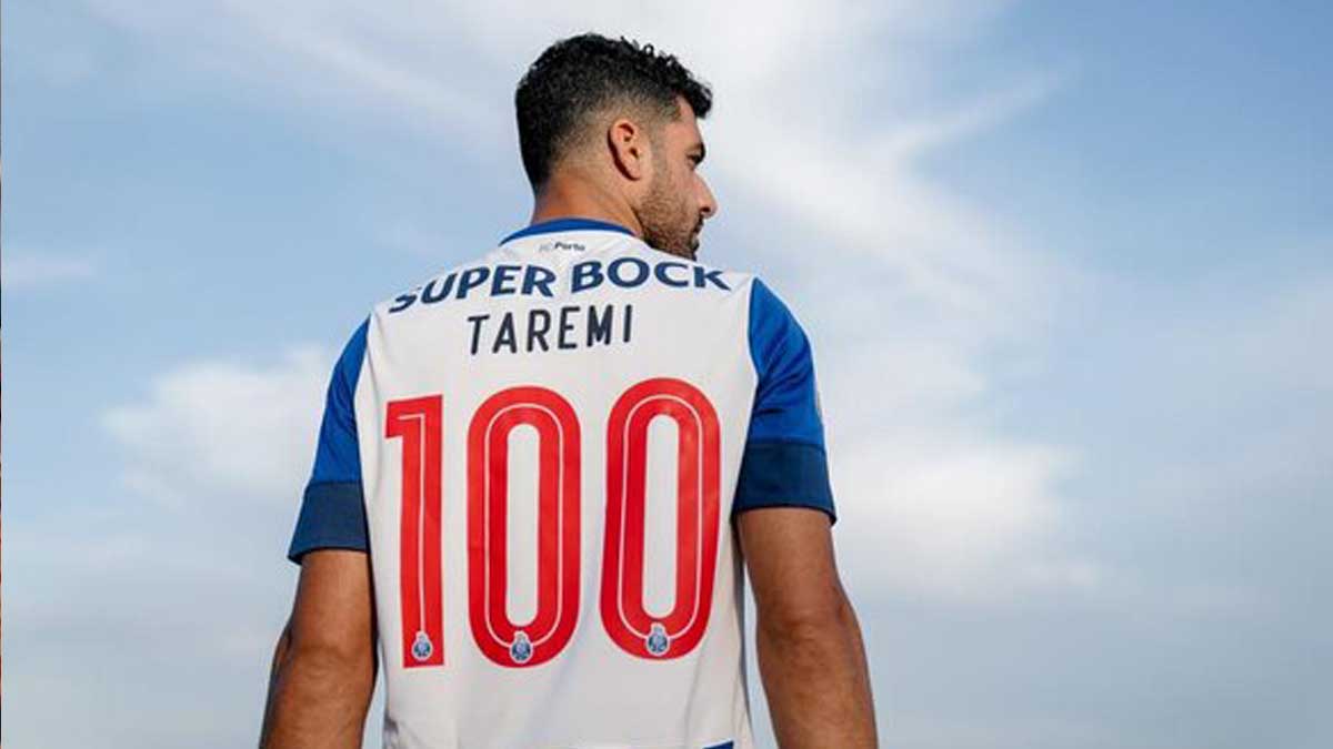 پیراهن شماره ۱۰۰ بر تن طارمی و پیغام پرتغالی پسر خلیج فارس