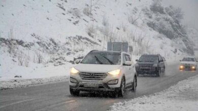 آخرین وضعیت جاده‌ها در پی بارش‌ برف و باران