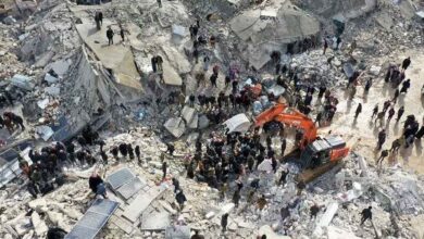 تعداد قربانیان زلزله در سوریه به ۳۵۱۳ نفر رسید