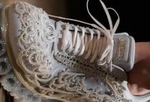 کفش کتانی مخصوص عروس خانم‌ها
