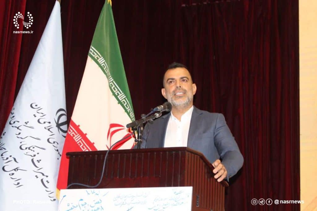 سخنرانی علی اژدرکش رئیس اتحادیه کفش ماشینی تهران در همایش ملی چرم و کفش در تبریز