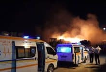 آتش‌سوزی در شهرک صنعتی بهاران همدان