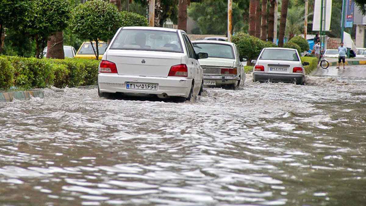 رگبار باران و احتمال آبگرفتگی معابر در ۶ استان
