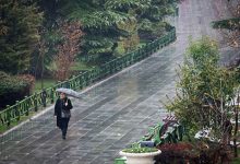 آغاز بارش باران در تهران
