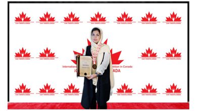 کسب مدال طلا در مسابقات بین المللی کانادا توسط مهندس الهه عابدینی