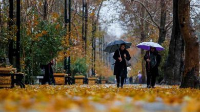 رگبار و باران در راه تهران