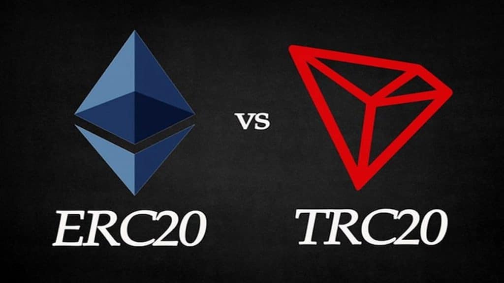 تفاوت trc20 و erc20