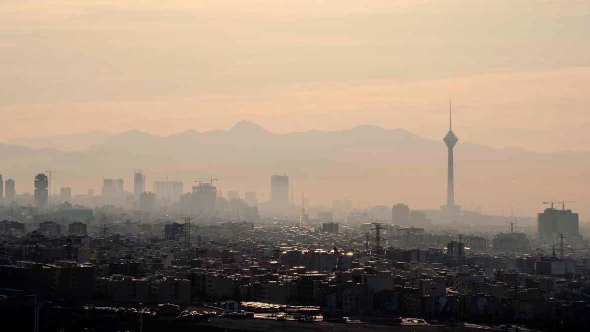 وضعیت هوای تهران نارنجی است