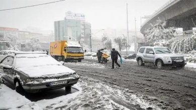هشدار نارنجی / بارش برف و باران در تهران