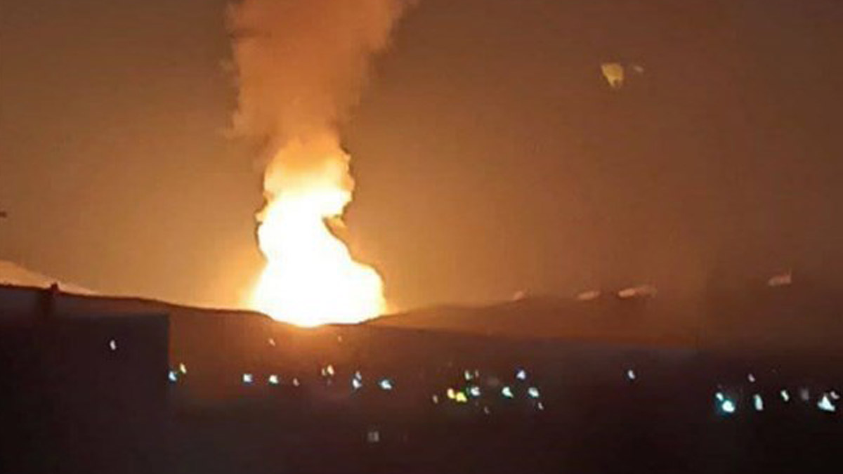 انفجار و آتش‌سوزی در خط سراسری گاز‌/ رعب و وحشت مردم در بروجن، بلداجی و گندمان